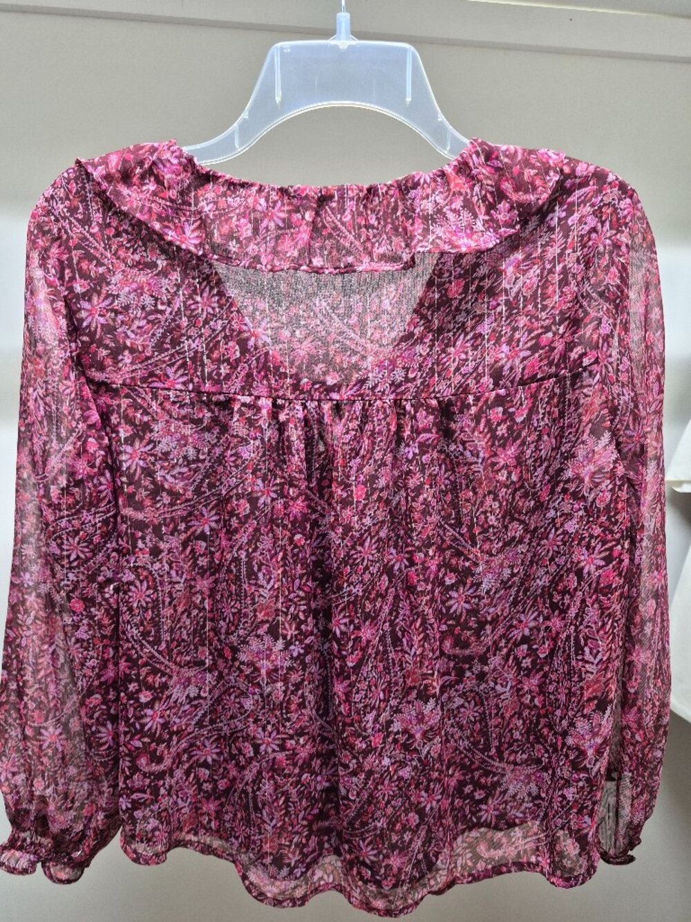 Lucky Brand Ruffle Swing Top - Picture 2 of 2